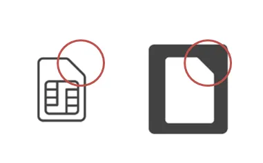 Example of contact foolproof device: the SIM card